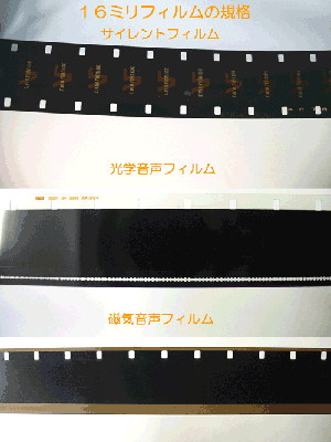 １６ミリフィルムの規格